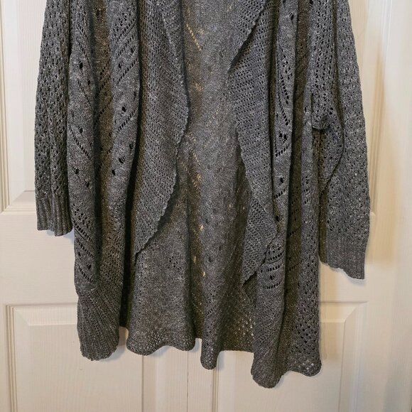 Open knit cardigan sweater from Torrid, size 3 - Picture 2 of 8